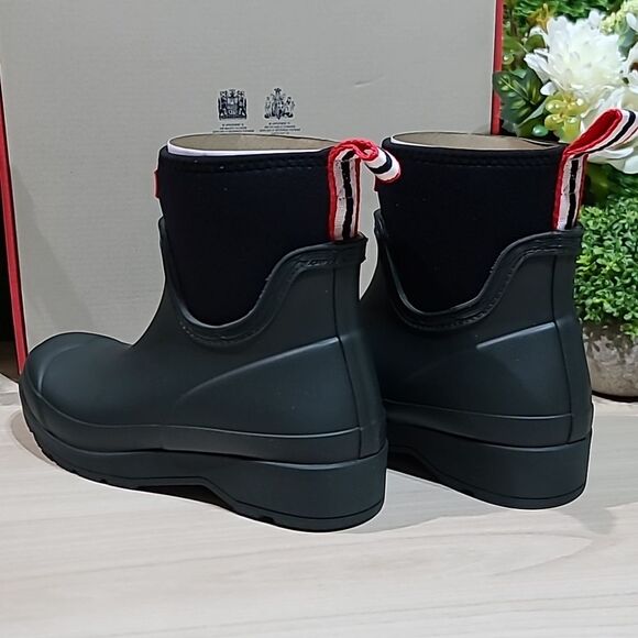 Hunter Women Play Neoprene Boot Short - Artic Moss, Women's 6 Medium NEW - Picture 4 of 11